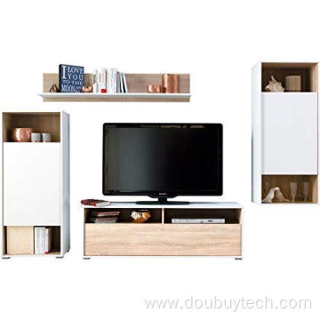 Hanging Shelves Standing Shelf TV Stand Set